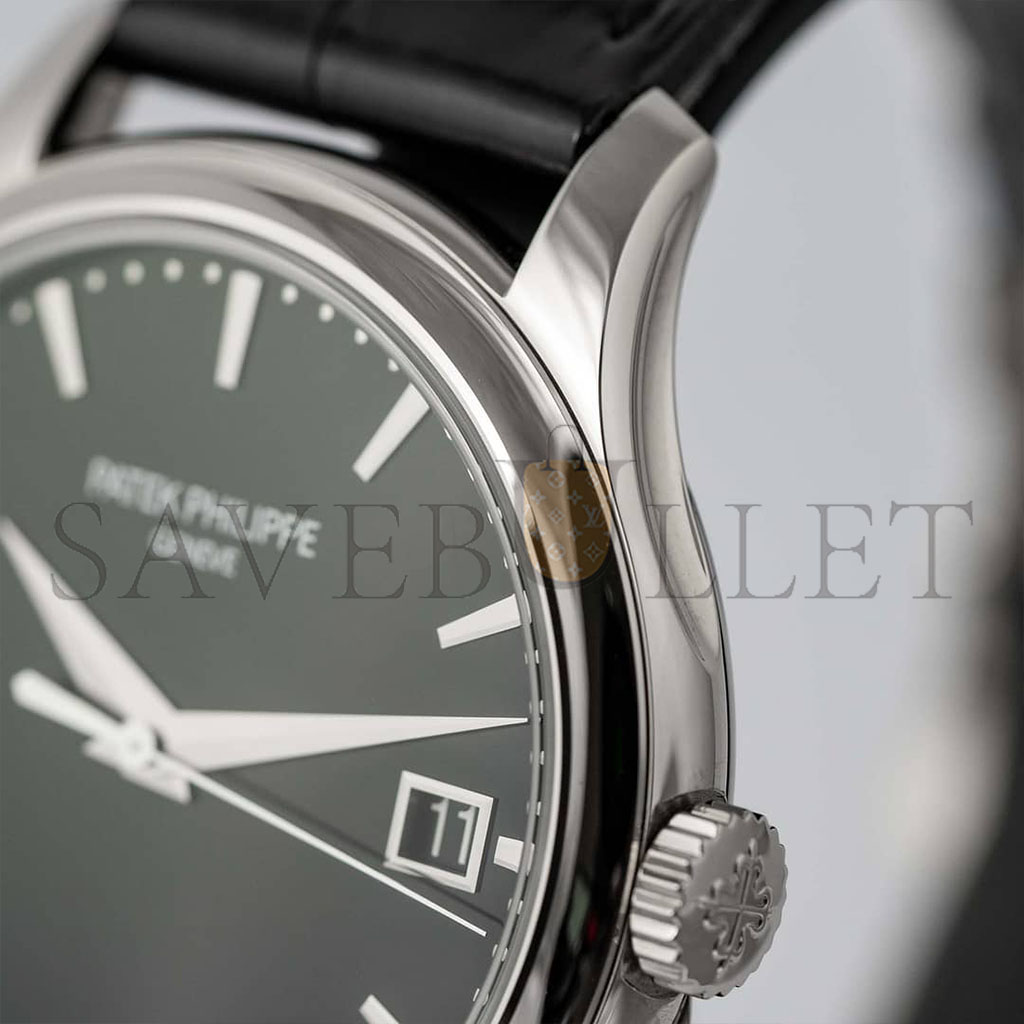 PATEK PHILIPPE CALATRAVA WHITE GOLD 39MM WATCH 5227G-010